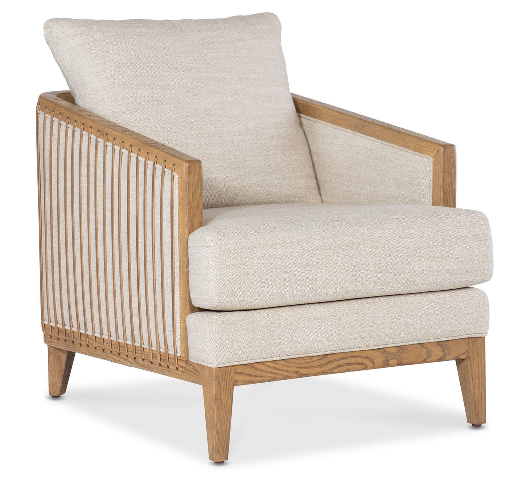 Poltrona fissa - Misure 27.75"L x 36"P x 35.25"A Seduta: 23"L x 22"P x 18.25"A Materiale: 70% poliestere, 20% viscosa, 10% lino