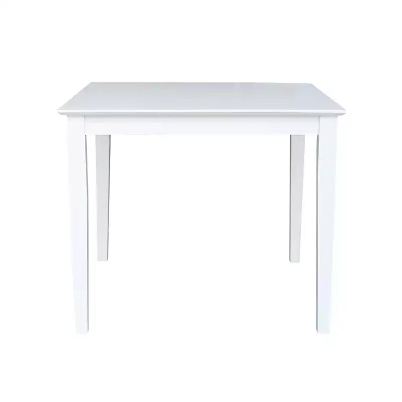 Tavolo da pranzo quadrato bianco, 4 posti