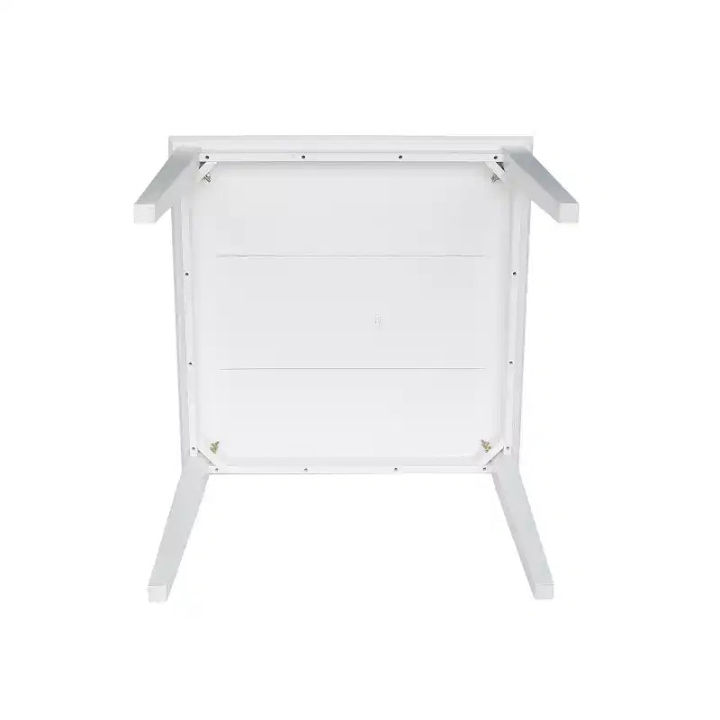 Tavolo da pranzo quadrato bianco, 4 posti