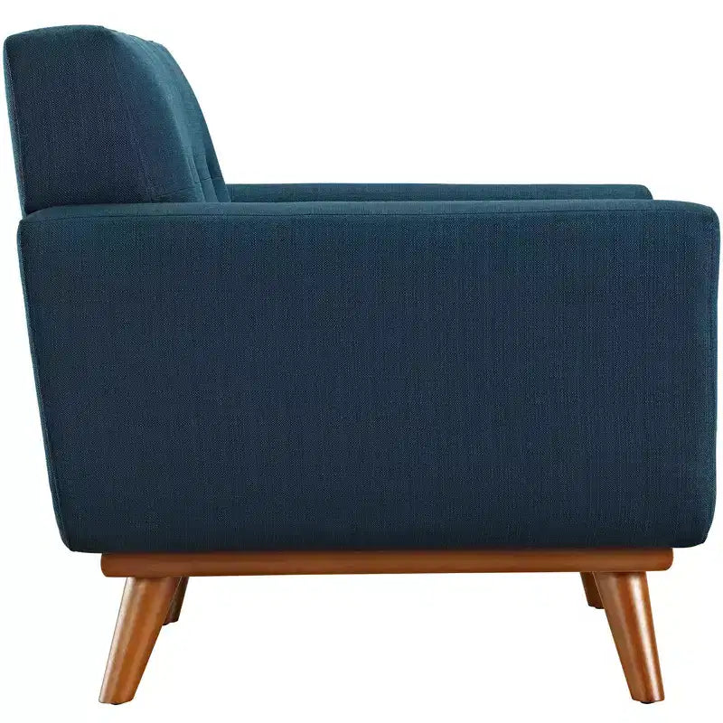 Set poltrona imbottita e pouf Azure – 2 pezzi, 1 posto