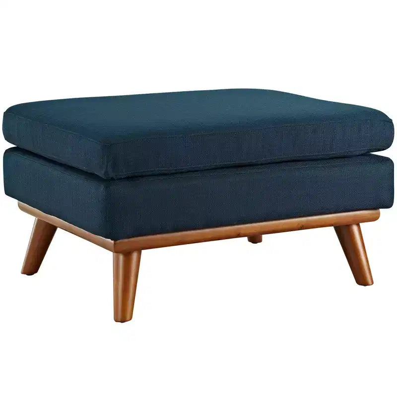 Set poltrona imbottita e pouf Azure – 2 pezzi, 1 posto