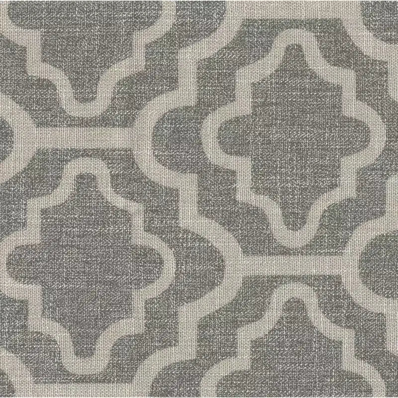 Pouf Contenitore Quadrato Geometrico Grigio, Posti a Sedere 1