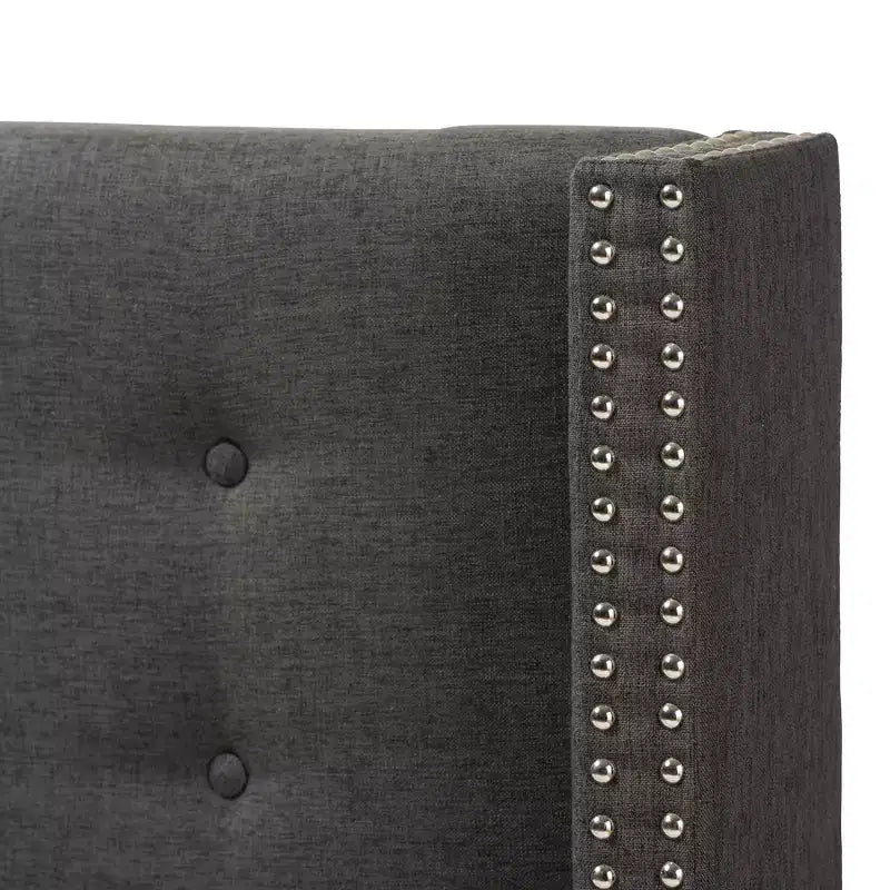Testata imbottita a incasso, grigio scuro, Queen, 1 persona