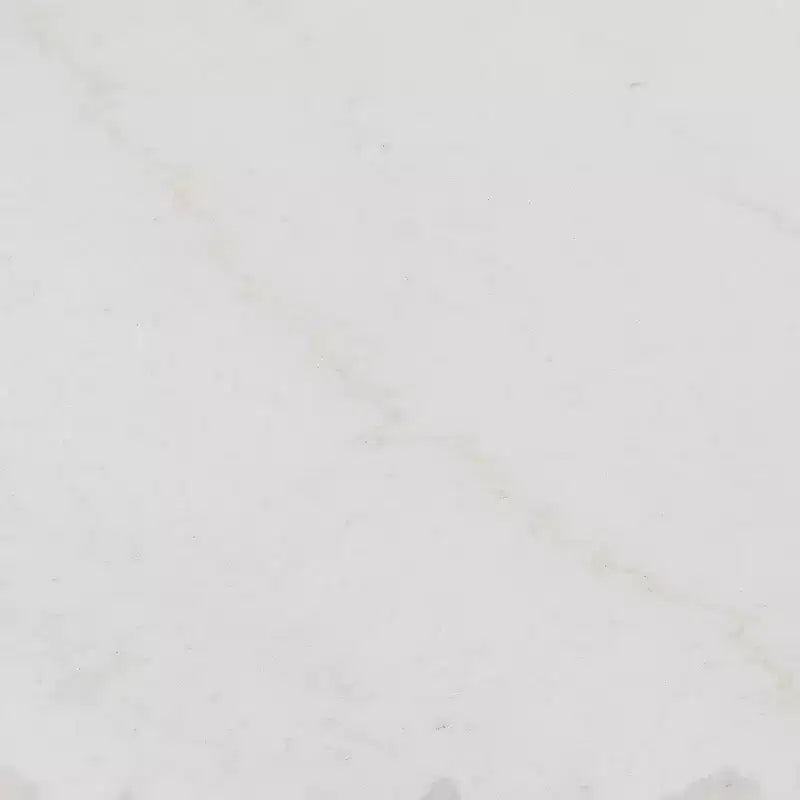 Set di tavolini da caffè e d'appoggio quadrati in marmo bianco, 2 pezzi