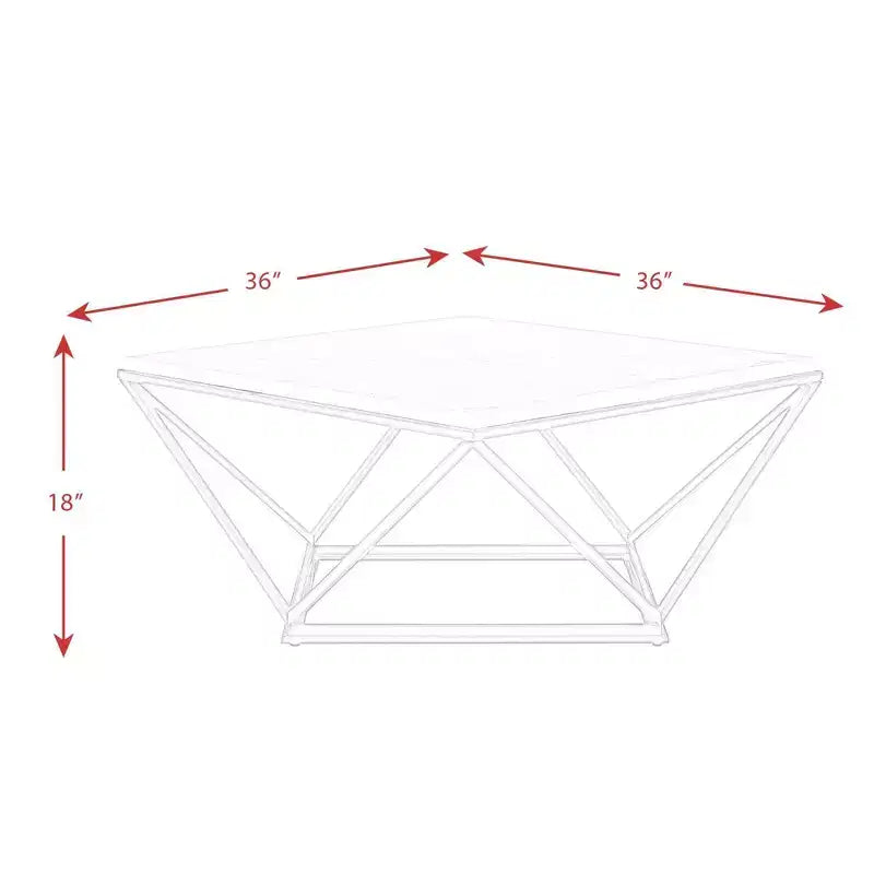 Set di tavolini da caffè e d'appoggio quadrati in marmo bianco, 2 pezzi