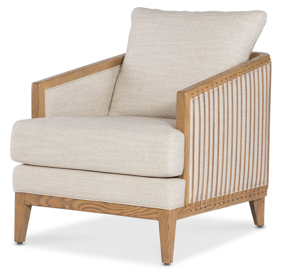 Poltrona fissa - Misure 27.75"L x 36"P x 35.25"A Seduta: 23"L x 22"P x 18.25"A Materiale: 70% poliestere, 20% viscosa, 10% lino
