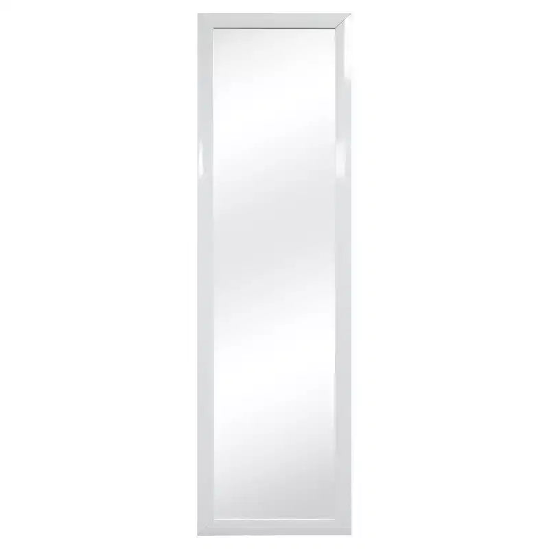 Specchio a figura intera da appendere alla porta, bianco/nero, rettangolare, 1 persona