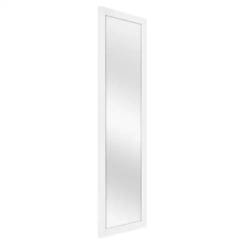 Specchio a figura intera da appendere alla porta, bianco/nero, rettangolare, 1 persona