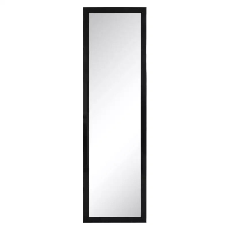Specchio a figura intera da appendere alla porta, bianco/nero, rettangolare, 1 persona