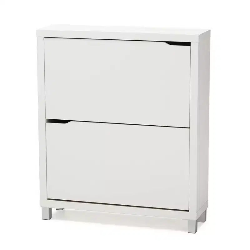 Scarpiera moderna a 2 cassetti Simms - Baxton Studio