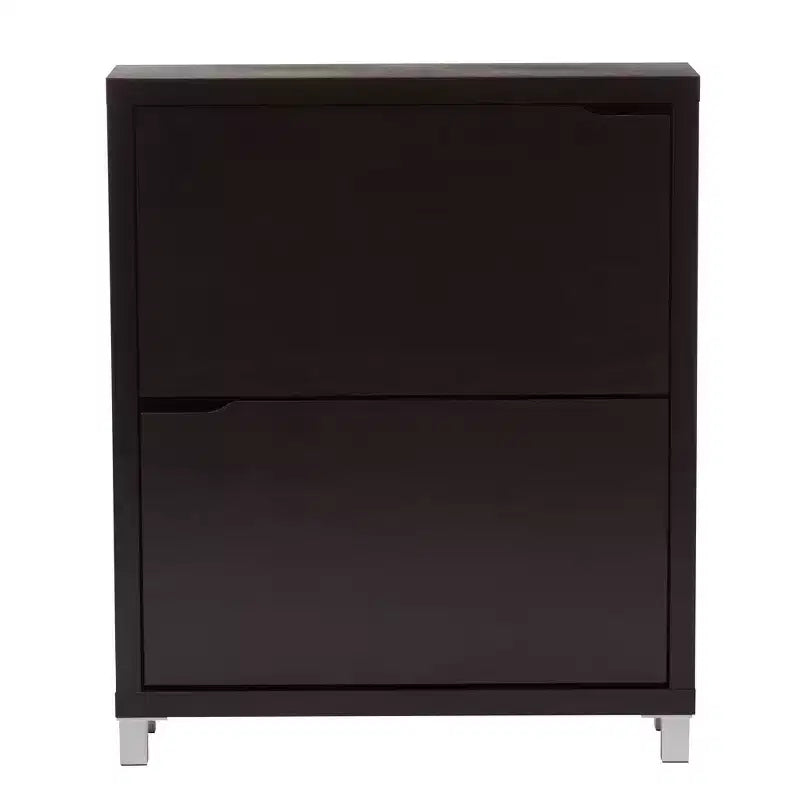 Scarpiera moderna a 2 cassetti Simms - Baxton Studio