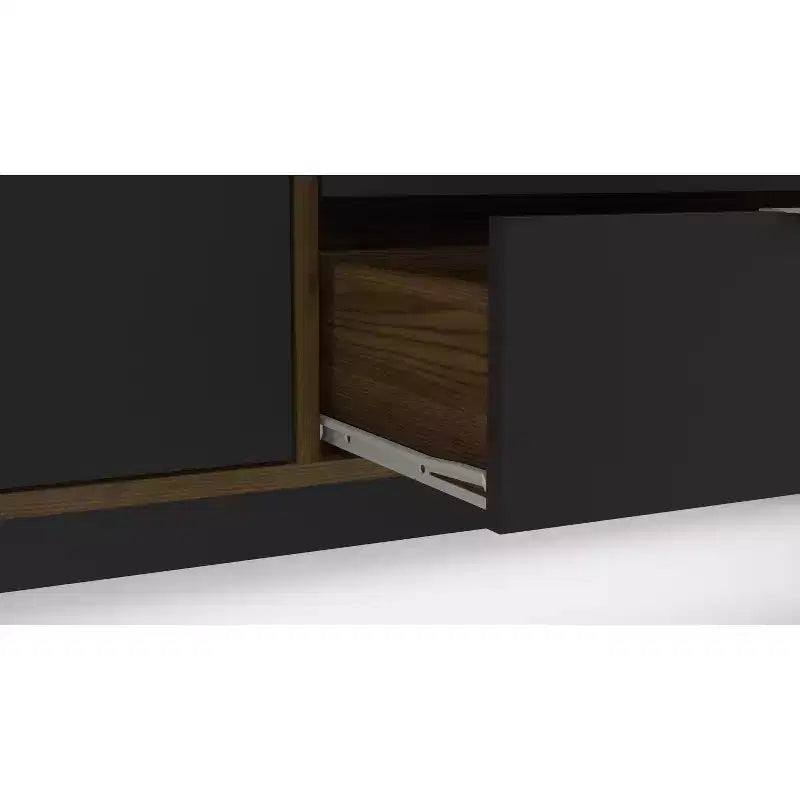 Credenza a buffet bianca da 150 cm – 2 ante, 3 cassetti, montaggio in 1 persona