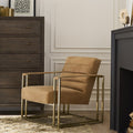Poltrona di design - La base in metallo con struttura a giorno aggiunge un tocco arioso e architettonico, rendendola un'elegante aggiunta a salotti, uffici, camere da letto e
