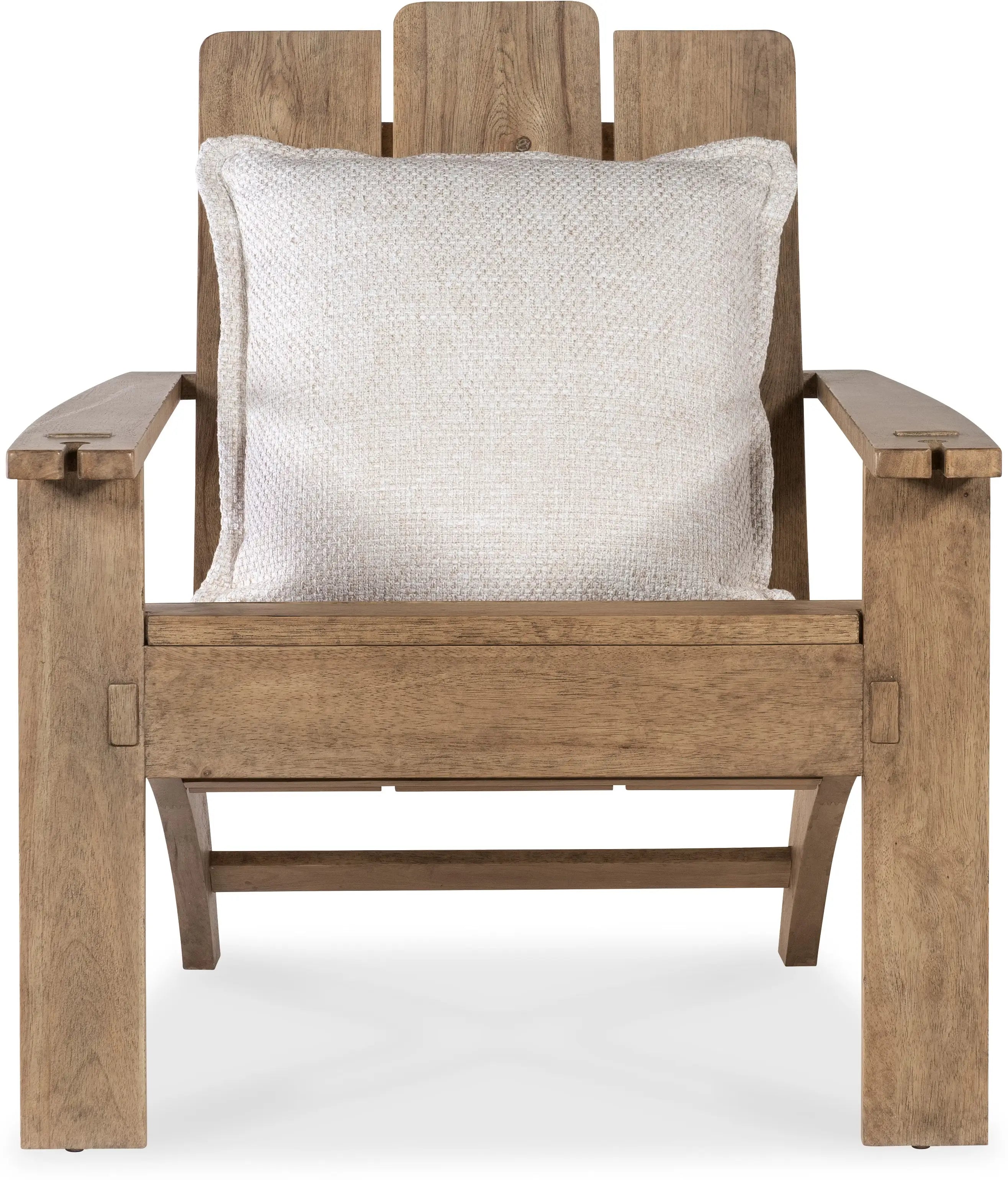 Poltrona - Misure 32,5" L x 42" P x 38" H Altezza seduta: 18" Altezza bracciolo: 24" Larghezza seduta: 24" Profondità seduta: 21,5" Braccioli a fessura per calice da vino Cuscino scio