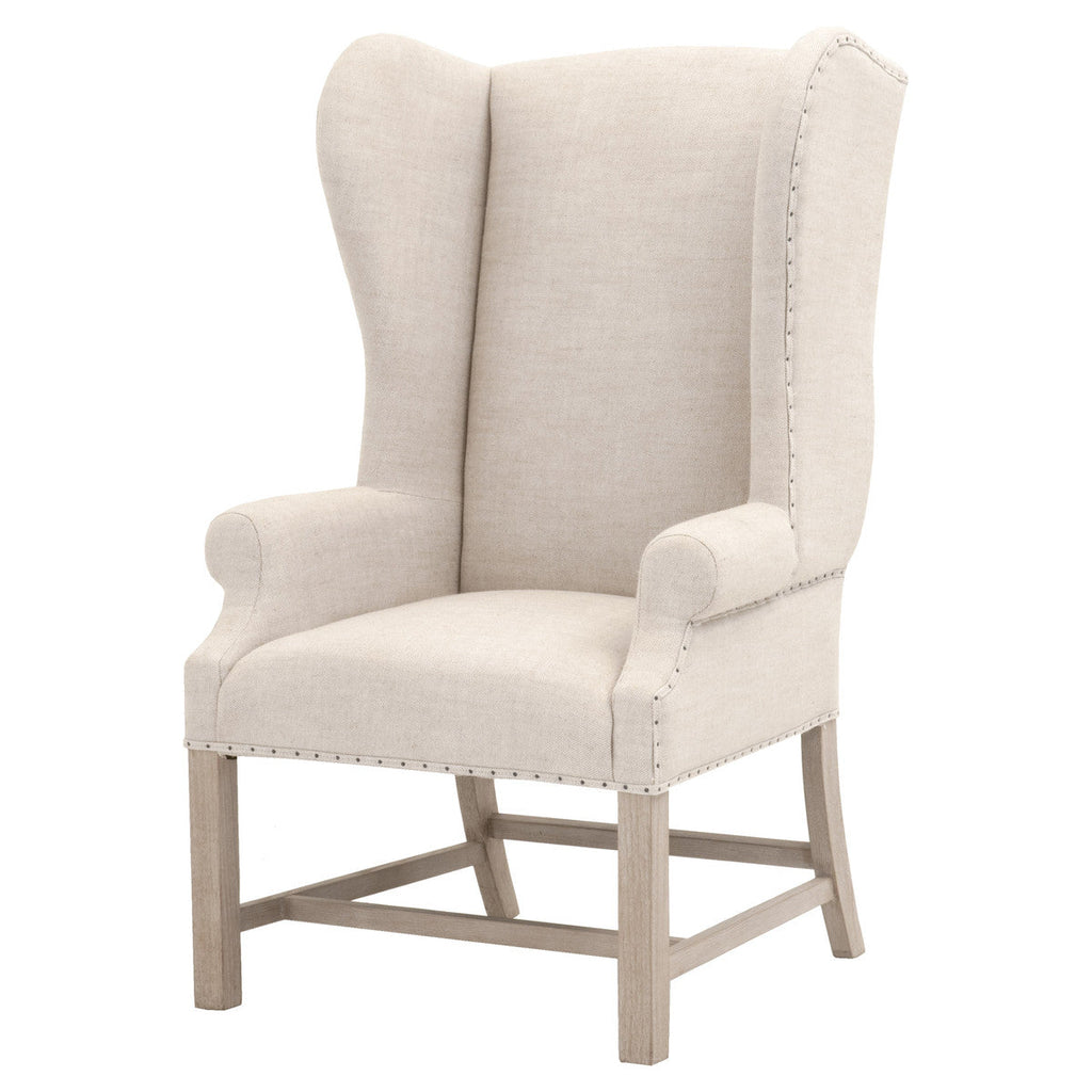 Poltrona - Dimensioni 73,66 cm L x 73,66 cm P x 121,92 cm A. La seduta misura 48,26 cm L x 48,26 cm P x 49,53 cm A (11,43 cm L x 63,5 cm A). Lo schienale misura 71,12 cm L x 73,66 cm A (gamba 33,02 cm A). Materiali: Legno massello di frassino,