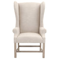 Poltrona - Dimensioni 73,66 cm L x 73,66 cm P x 121,92 cm A. La seduta misura 48,26 cm L x 48,26 cm P x 49,53 cm A (11,43 cm L x 63,5 cm A). Lo schienale misura 71,12 cm L x 73,66 cm A (gamba 33,02 cm A). Materiali: Legno massello di frassino,
