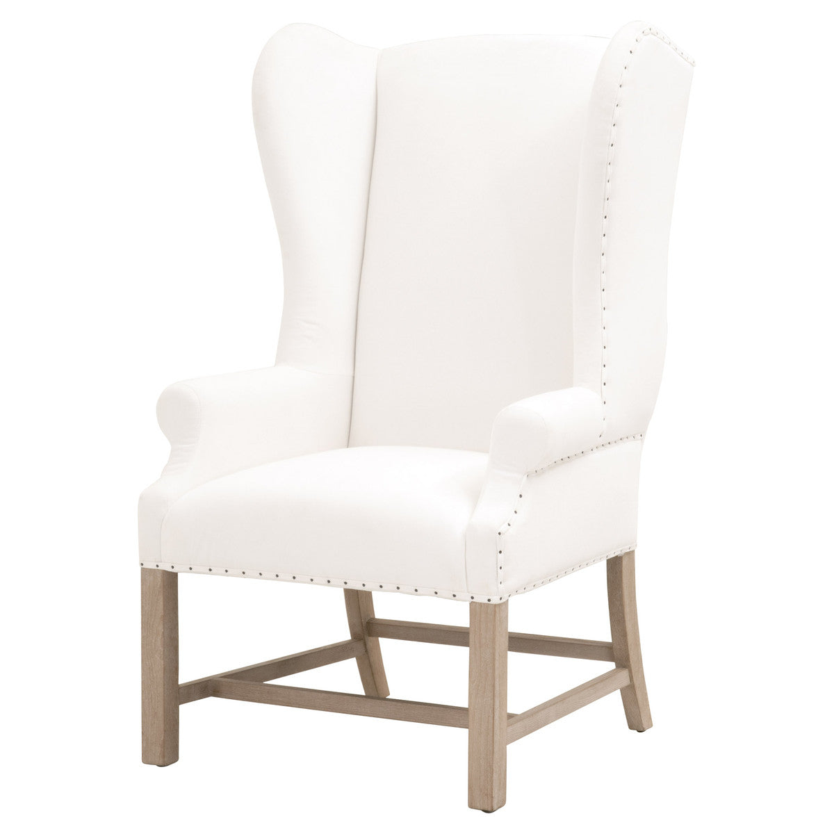 Poltrona - Misure 73,66 cm L x 73,66 cm P x 121,92 cm A. Seduta: 48,26 cm L x 48,26 cm P x 49,53 cm A (11,43 cm L x 63,5 cm A). Schienale: 71,12 cm L x 73,66 cm A (gamba 33,02 cm A). Materiali: Legno massello di frassino,