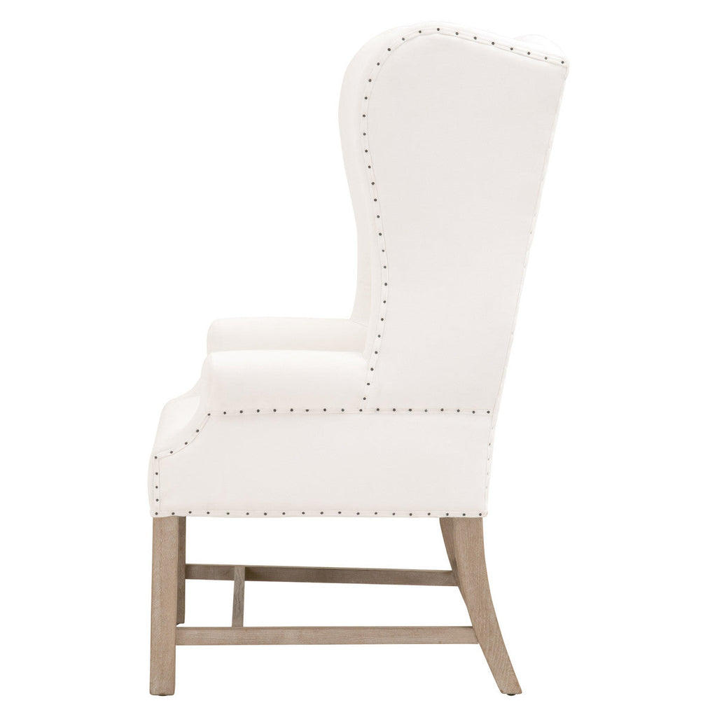 Poltrona - Misure 73,66 cm L x 73,66 cm P x 121,92 cm A. Seduta: 48,26 cm L x 48,26 cm P x 49,53 cm A (11,43 cm L x 63,5 cm A). Schienale: 71,12 cm L x 73,66 cm A (gamba 33,02 cm A). Materiali: Legno massello di frassino,