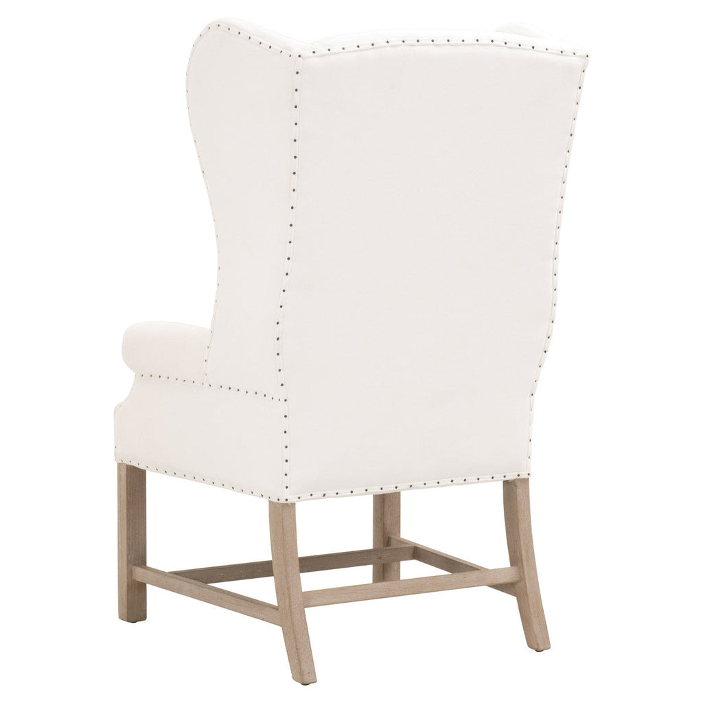 Poltrona - Misure 73,66 cm L x 73,66 cm P x 121,92 cm A. Seduta: 48,26 cm L x 48,26 cm P x 49,53 cm A (11,43 cm L x 63,5 cm A). Schienale: 71,12 cm L x 73,66 cm A (gamba 33,02 cm A). Materiali: Legno massello di frassino,