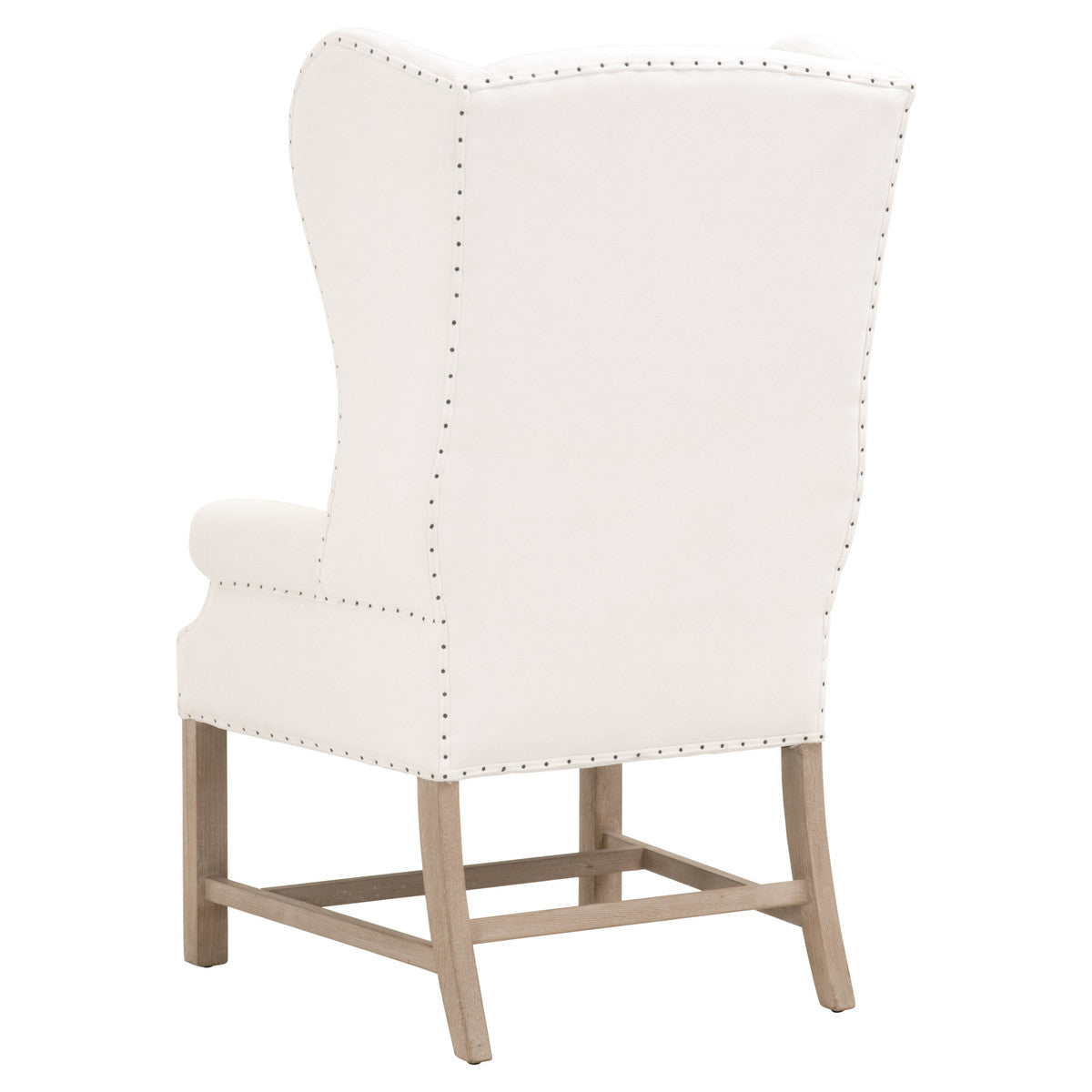 Poltrona - Misure 73,66 cm L x 73,66 cm P x 121,92 cm A. Seduta: 48,26 cm L x 48,26 cm P x 49,53 cm A (11,43 cm L x 63,5 cm A). Schienale: 71,12 cm L x 73,66 cm A (gamba 33,02 cm A). Materiali: Legno massello di frassino,