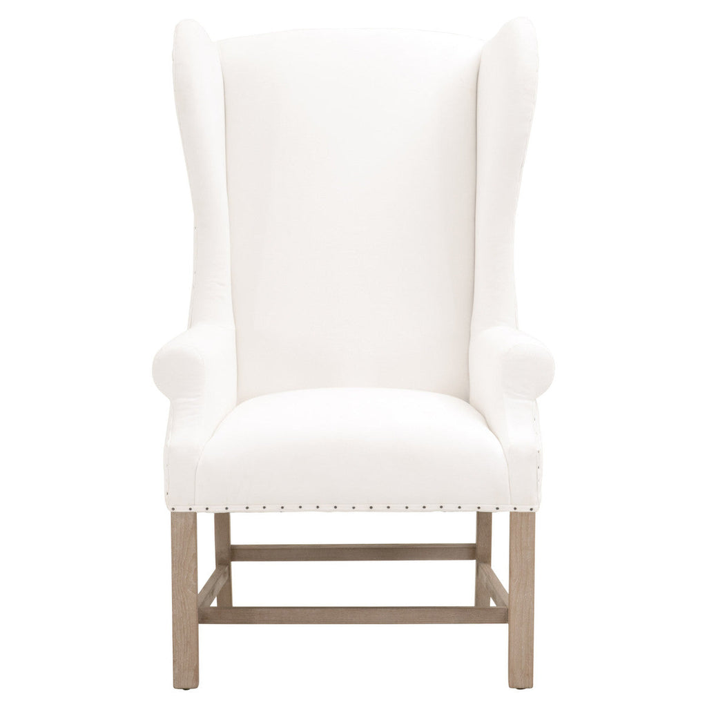 Poltrona - Misure 73,66 cm L x 73,66 cm P x 121,92 cm A. Seduta: 48,26 cm L x 48,26 cm P x 49,53 cm A (11,43 cm L x 63,5 cm A). Schienale: 71,12 cm L x 73,66 cm A (gamba 33,02 cm A). Materiali: Legno massello di frassino,