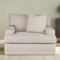 Poltrona Girevole - È oversize, super accogliente e ha quell'aspetto rilassato ma raffinato che si adatta splendidamente a qualsiasi spazio. - Misura 122 cm L x 117 cm P x 91 cm A Materi
