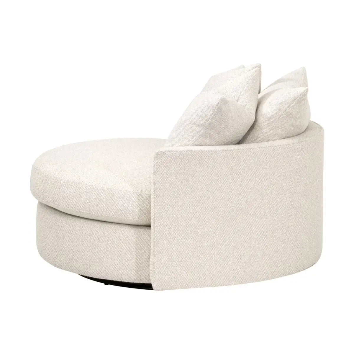 Poltrona Divano - Elegante e invitante, questa poltrona presenta una silhouette dalle curve morbide e di grandi dimensioni, rivestita in un tessuto testurizzato ad alta performan