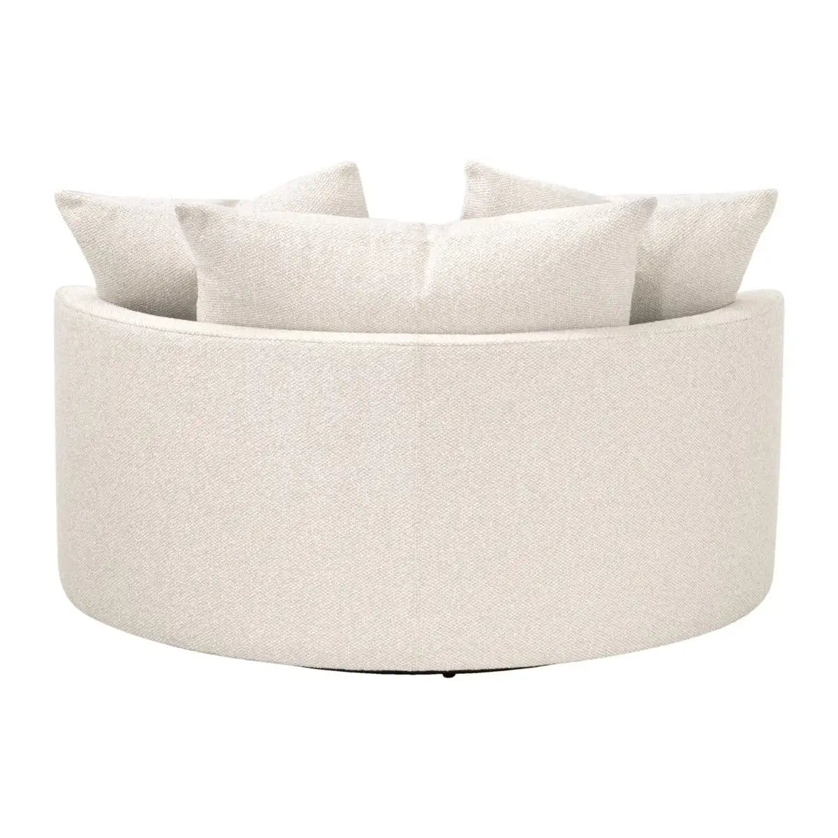 Poltrona Divano - Elegante e invitante, questa poltrona presenta una silhouette dalle curve morbide e di grandi dimensioni, rivestita in un tessuto testurizzato ad alta performan