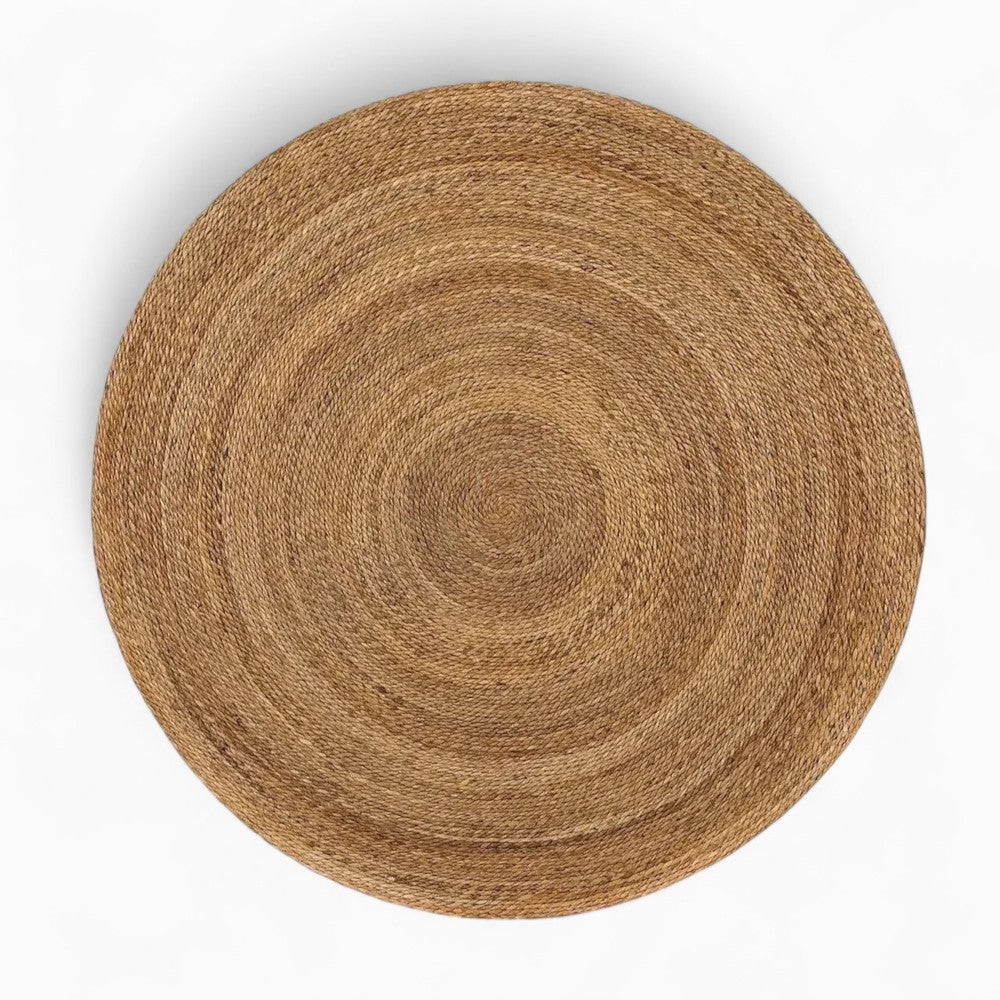 Tavolo con piattaforma - Aggiungi un tocco di texture naturale al tuo spazio abitativo con il nostro, intessuto a mano con resistenti fibre naturali in un design rotondo e a basso profilo, è