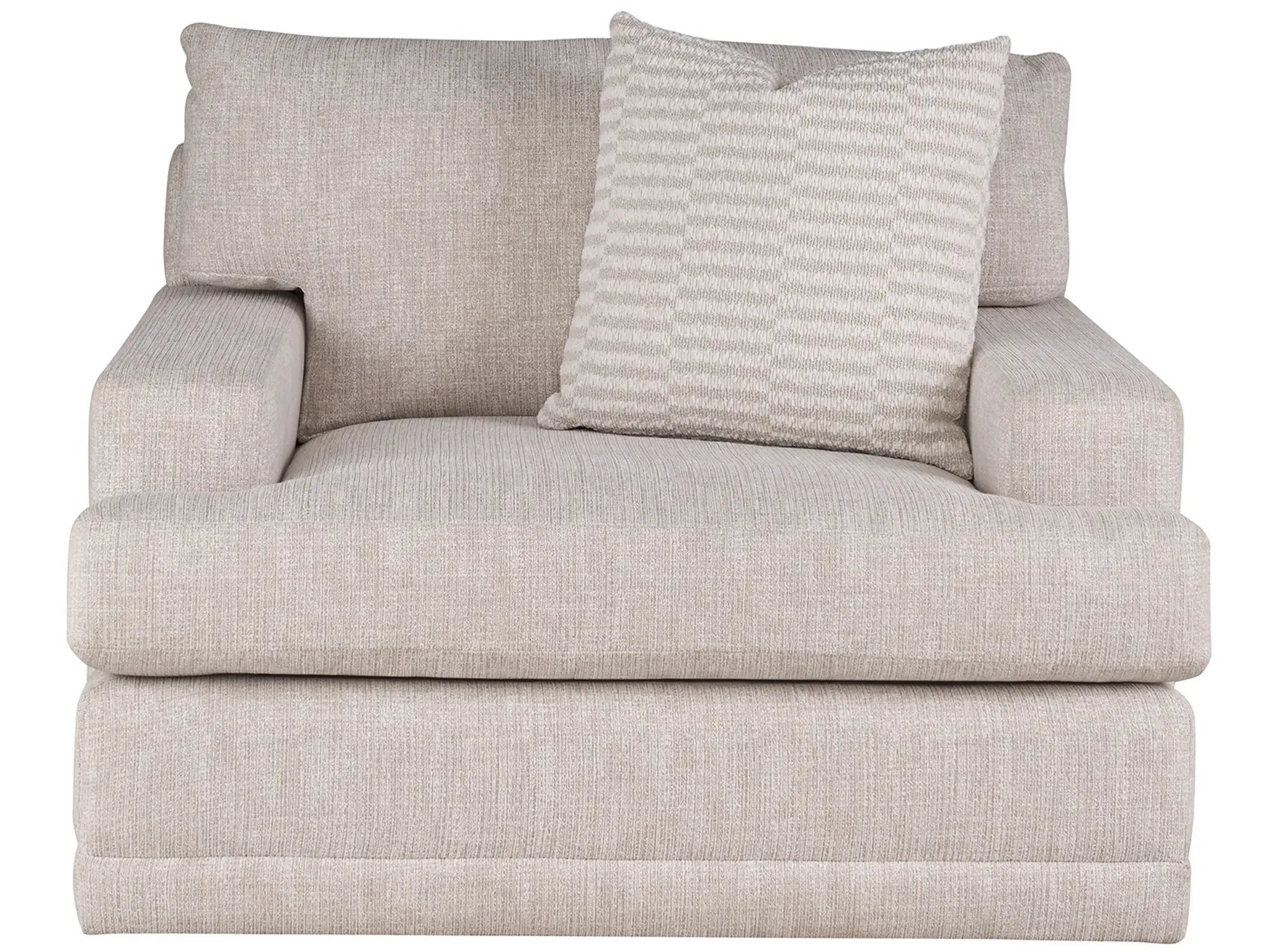 Poltrona Girevole - È oversize, super accogliente e ha quell'aspetto rilassato ma raffinato che si adatta splendidamente a qualsiasi spazio. - Misura 122 cm L x 117 cm P x 91 cm A Materi