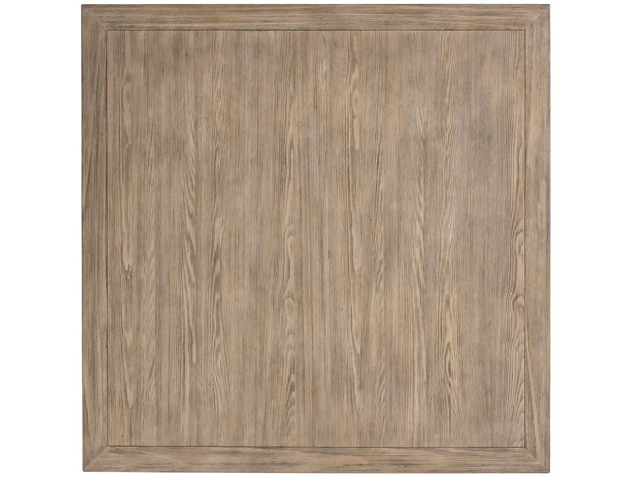 Tavolino quadrato da cocktail - Misure 117 cm L x 117 cm P x 43 cm H Finitura: marrone medio Materiale: Legno Caratteristiche: Design a cornice aperta, Piedini regolabili
