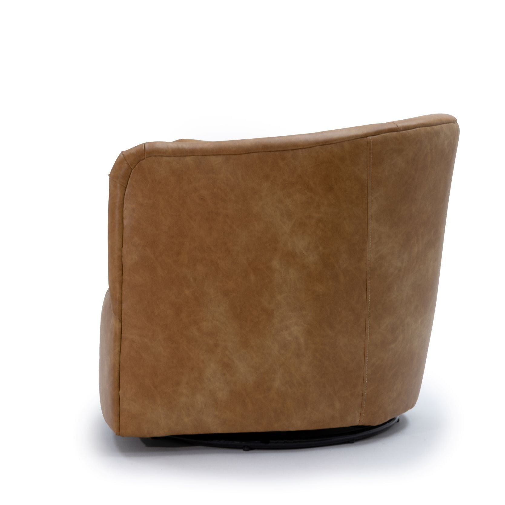 Sedia girevole - Misure 71 cm L x 79 cm P x 63,5 cm H Materiale: Ecopelle - realizzata con una miscela di poliestere e poliuretano per un lussuoso aspetto simile alla pelle